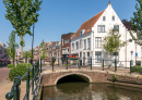 Turfmarkt Canal in Gouda, Netherlands