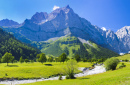 Karwendel Mountains in Bavaria, Germany
