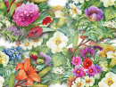Garden Flowers Watercolor