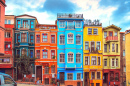 Balat District in Istanbul, Turkey